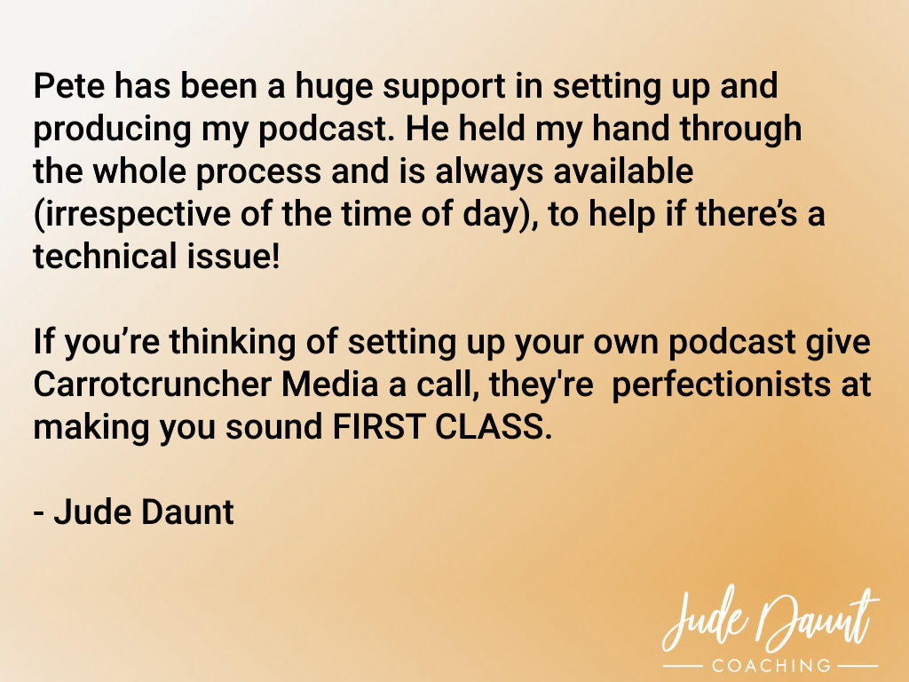 Jude Daunt testimonial